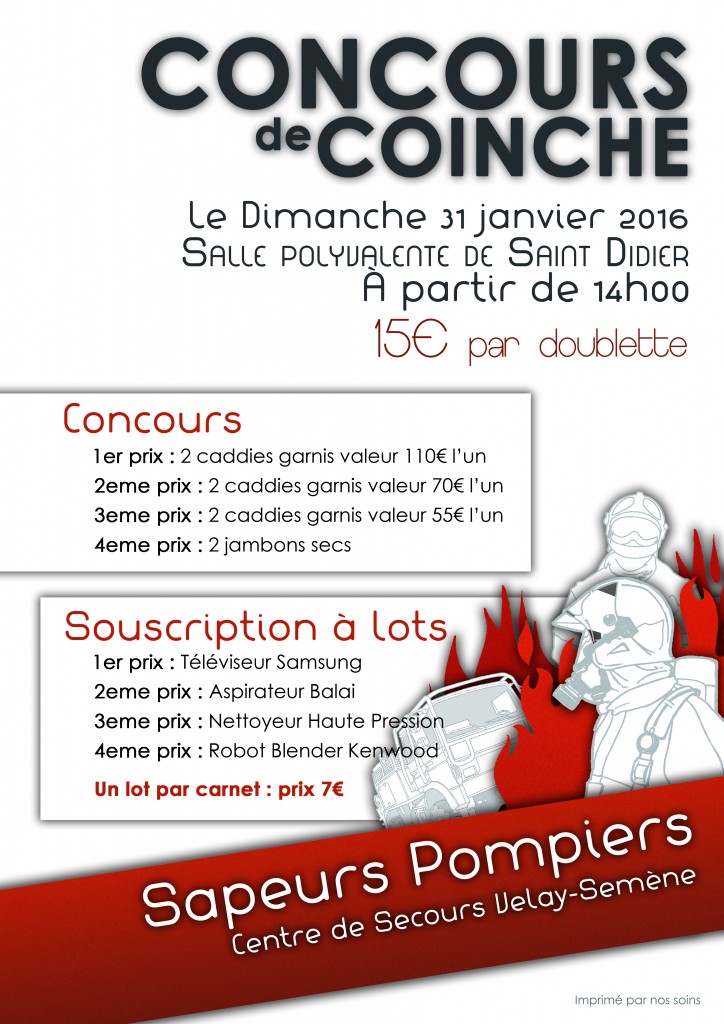 AFFICHE POMPIER 2016